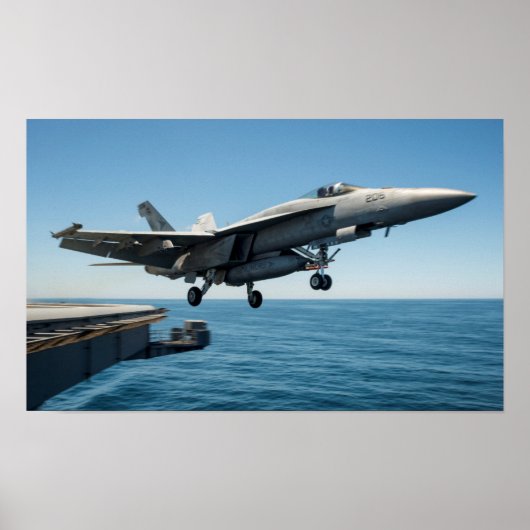 F/A-18C Hornet Poster (Voorkant)