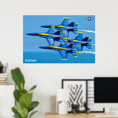 F/A-18C HORNET POSTER (Thuiskantoor)
