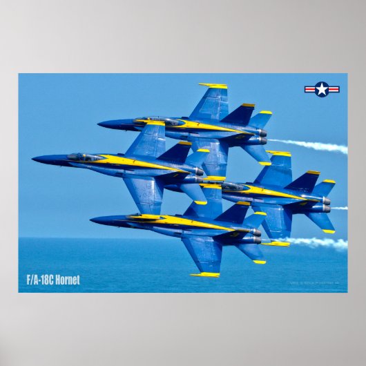F/A-18C HORNET POSTER (Voorkant)