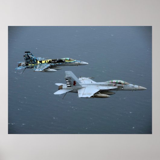 F/A-18C Hornet Poster (Voorkant)