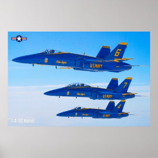 F/A-18C HORNET POSTER (Voorkant)