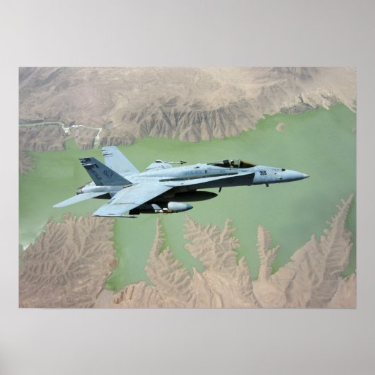 F/A-18C Hornet Poster (Voorkant)