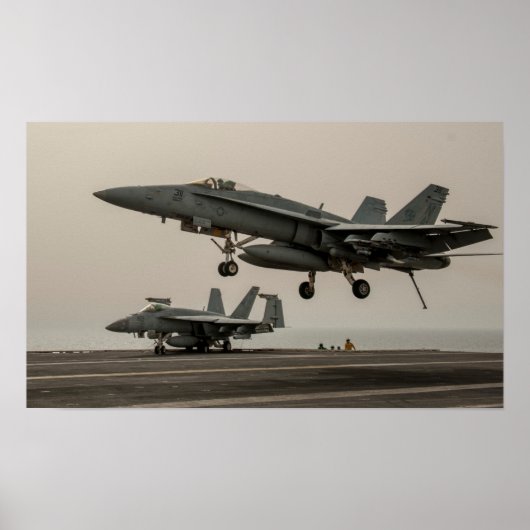 F/A-18C Hornet Poster (Voorkant)