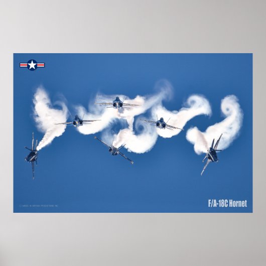 F/A-18C HORNET POSTER (Voorkant)