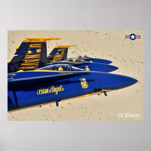 F/A-18C HORNET POSTER (Voorkant)