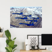 F/A-18C HORNET POSTER (Thuiskantoor)