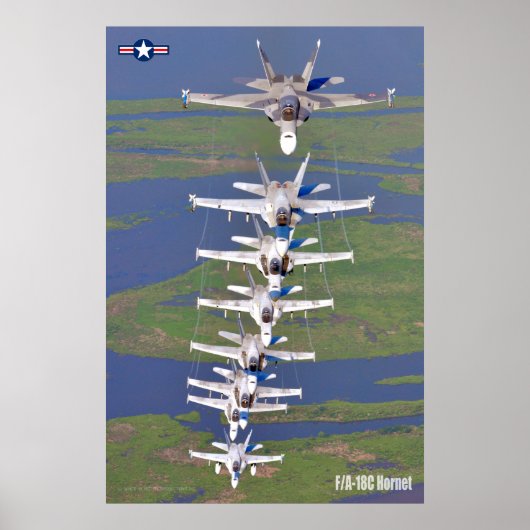F/A-18C HORNET POSTER (Voorkant)