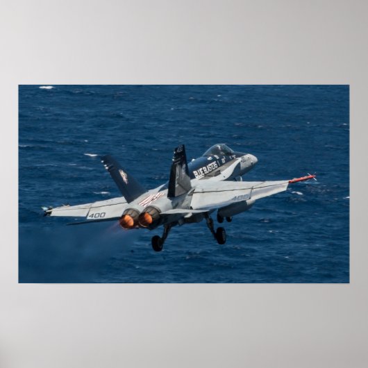 F/A-18C Hornet Poster (Voorkant)