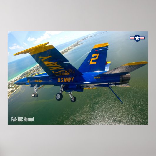 F/A-18C HORNET POSTER (Voorkant)
