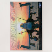 F/A-18C HORNET SUNSET (20x30 INCH) Legpuzzel (Verticaal)