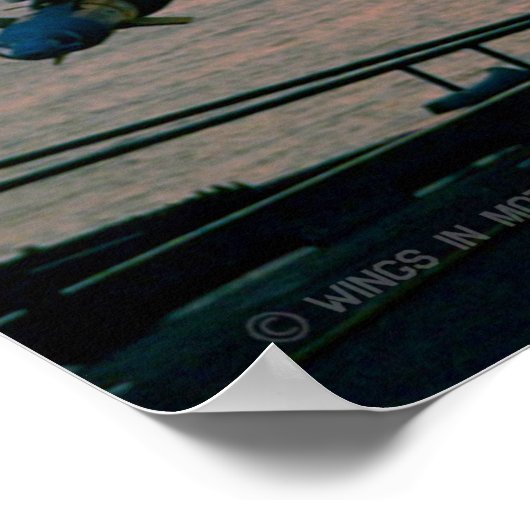 F/A-18C HORNET SUNSET POSTER (Hoek)