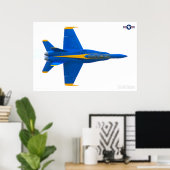 F/A-18D HORNET POSTER (Thuiskantoor)
