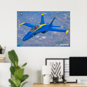 F/A-18D HORNET POSTER (Thuiskantoor)