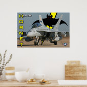 F/A-18D Hornet-Poster Poster (Keuken)