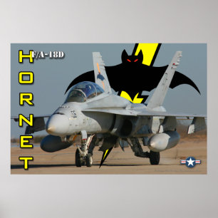 F/A-18D Hornet-Poster Poster