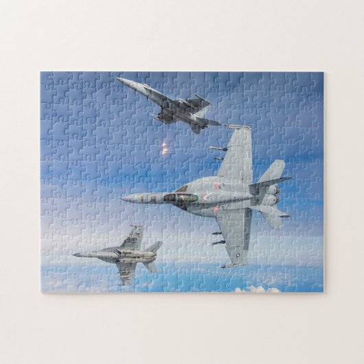 F/A-18E SUPER HORNET (11x14 INCH) Legpuzzel (Horizontaal)