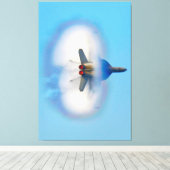 F/A-18E SUPER HORNET 40x60 Canvas Afdruk (Insitu (Houten vloer))