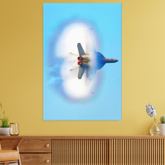 F/A-18E SUPER HORNET 40x60 Canvas Afdruk (Insitu (Woonkamer))