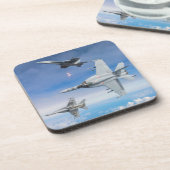 F/A-18E SUPER HORNET BIER ONDERZETTER (Linkerzijde)