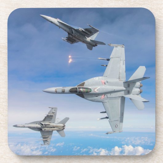 F/A-18E SUPER HORNET BIER ONDERZETTER (Voorkant)