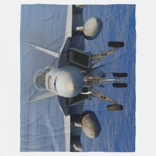 F/A-18E SUPER HORNET FLEECE DEKEN (Voorkant)