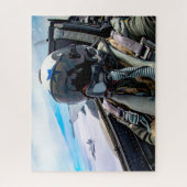 F/A-18E SUPER HORNET PILOT (16x20 INCH) Legpuzzel (Verticaal)