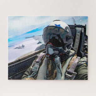 F/A-18E SUPER HORNET PILOT (16x20 INCH) Legpuzzel