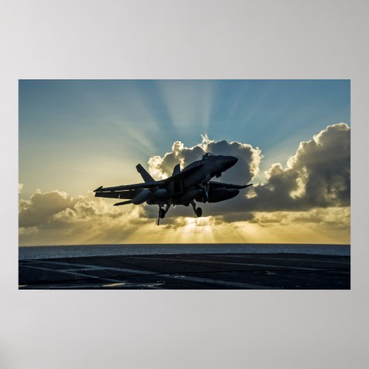 F/A-18E Super Hornet Poster (Voorkant)