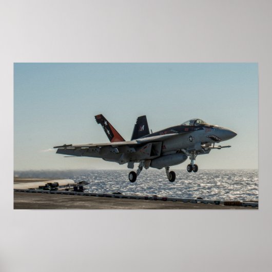 F/A-18E Super Hornet Poster (Voorkant)