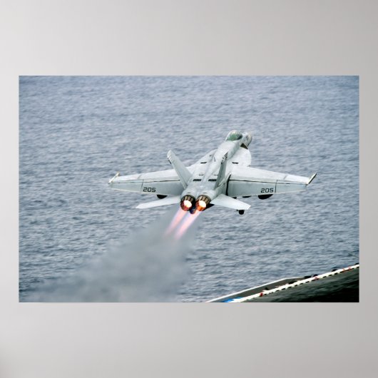 F/A-18E Super Hornet Poster (Voorkant)