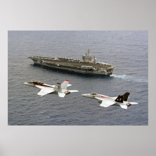 F/A-18E Super Hornet Poster (Voorkant)