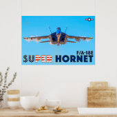 F/A-18E SUPER HORNET POSTER (Keuken)
