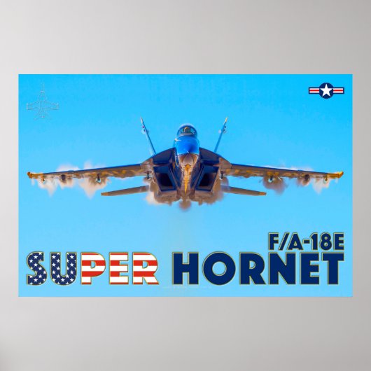 F/A-18E SUPER HORNET POSTER (Voorkant)
