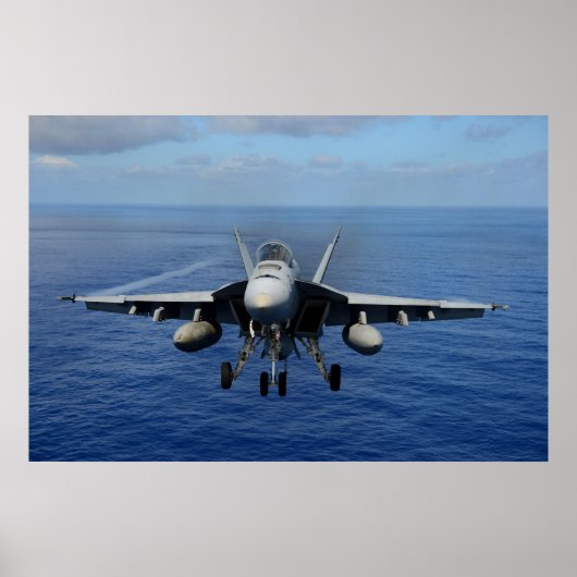 F/A-18E Super Hornet Poster (Voorkant)