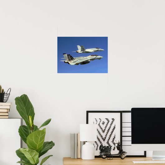 F/A-18E Super Hornet Poster (Thuiskantoor)