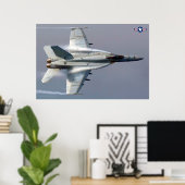 F/A-18E SUPER HORNET POSTER (Thuiskantoor)