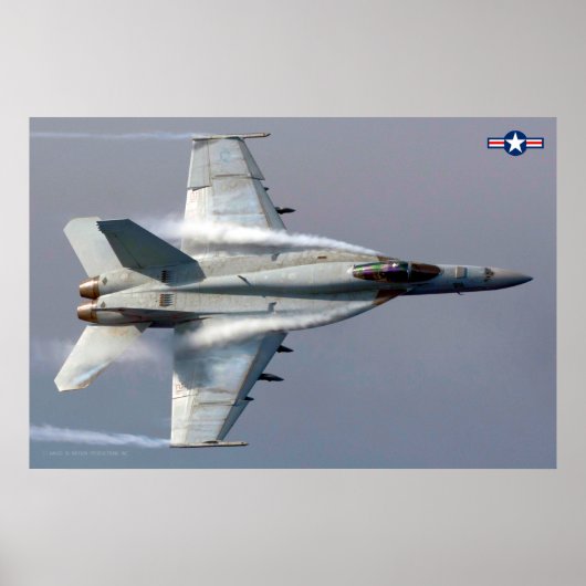 F/A-18E SUPER HORNET POSTER (Voorkant)