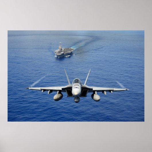 F/A-18E Super Hornet Poster (Voorkant)
