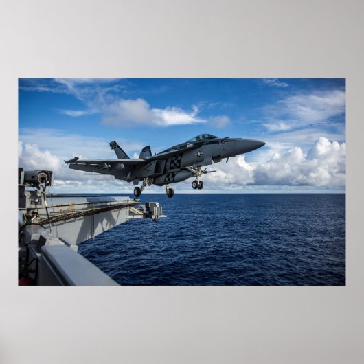 F/A-18E Super Hornet Poster (Voorkant)