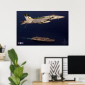 F/A-18E SUPER HORNET POSTER (Thuiskantoor)