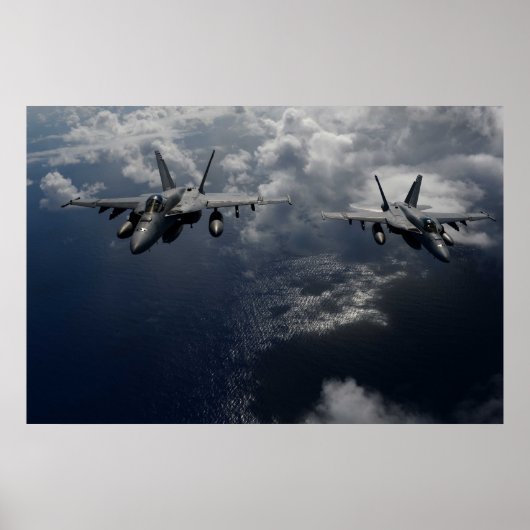 F/A-18E Super Hornet Poster (Voorkant)