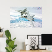 F/A-18E SUPER HORNET POSTER (Thuiskantoor)