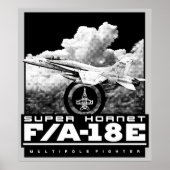 F/A-18E Super Hornet Poster (Voorkant)