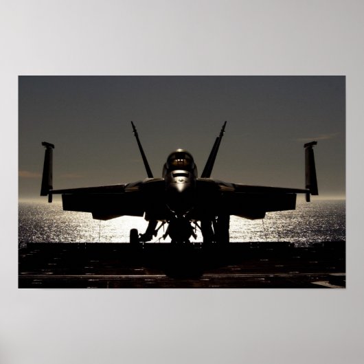 F/A-18E Super Hornet Poster (Voorkant)