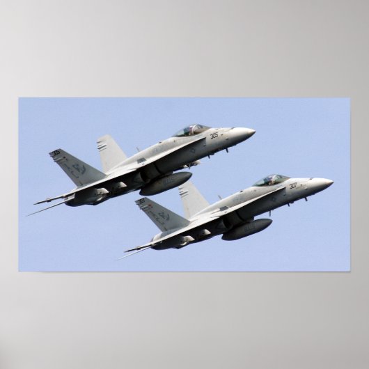 F/A-18E Super Hornet Poster (Voorkant)