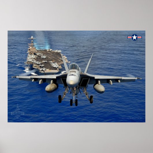 F/A-18E SUPER HORNET POSTER (Voorkant)