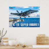 F/A-18E SUPER HORNET POSTER (Keuken)