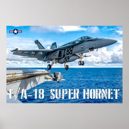 F/A-18E SUPER HORNET POSTER (Voorkant)