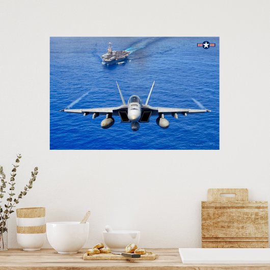 F/A-18E SUPER HORNET POSTER (Keuken)