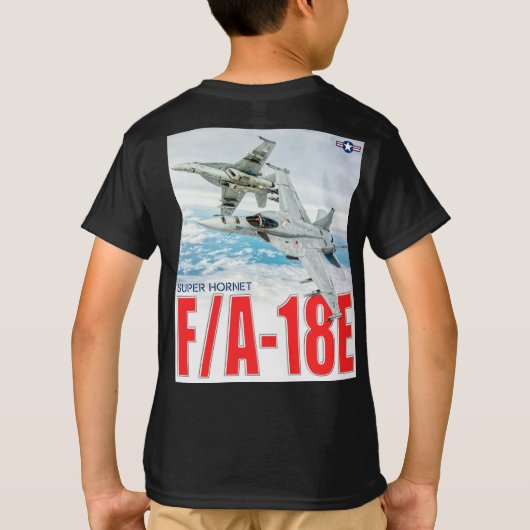 F/A-18E SUPER HORNET T-SHIRT (Achterkant)